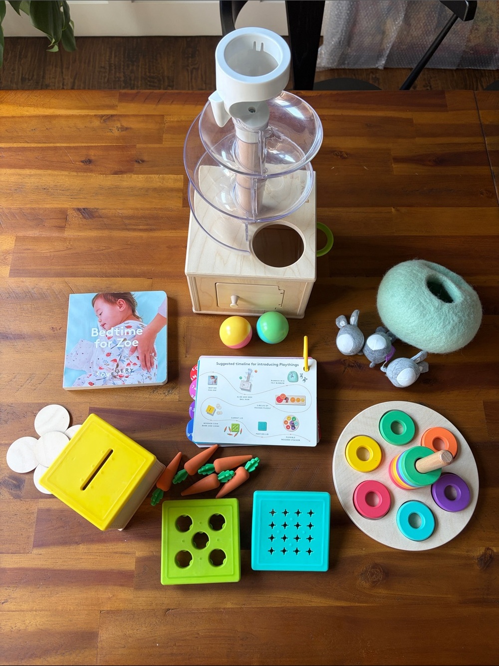 Lovevery “The Babbler Play kit” for 13,14,15 month olds.